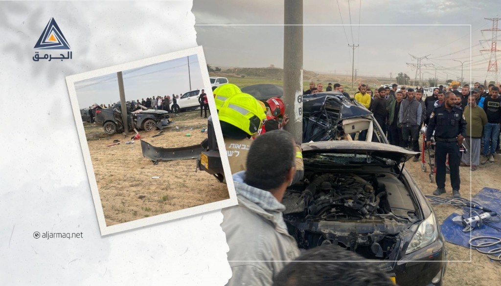 مصرع شخص وإصابة آخر بجروح خطيرة في حادث سير بالنقب