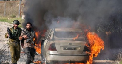 مستوطنون يعتدون على جنود بجيش الاحتلال قرب كفر مالك
