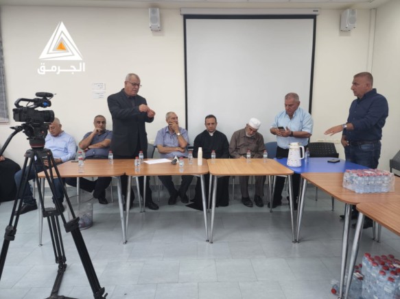 لجان الإصلاح بأراضي48 تعقد اجتماعًا طارئًا عقب جرائم العنف في جديدة المكر
