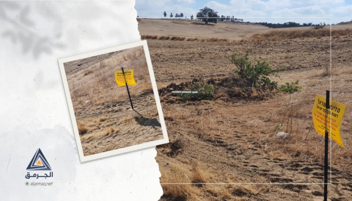 وحدات الهدم الإسرائيلية تقتلع عددًا من الأشجار في أرض لعائلة بـ رهط