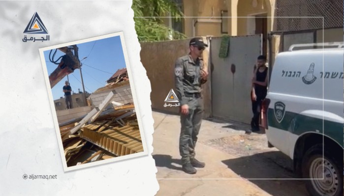 هدم جزء من منزل في اللد لعائلة النقيب