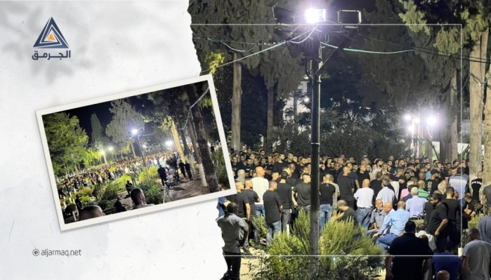 بالفيديو.. المئات يشيعون جثمان ضحية جريمة القتل بكفرقرع