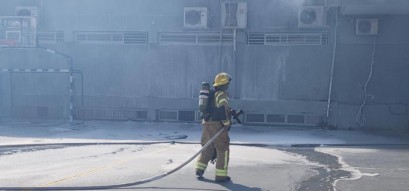 اندلاع حريق في مدرسة بمدينة اللد