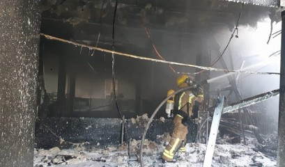 حريق في قاعة للمناسبات بمدينة كفرقاسم