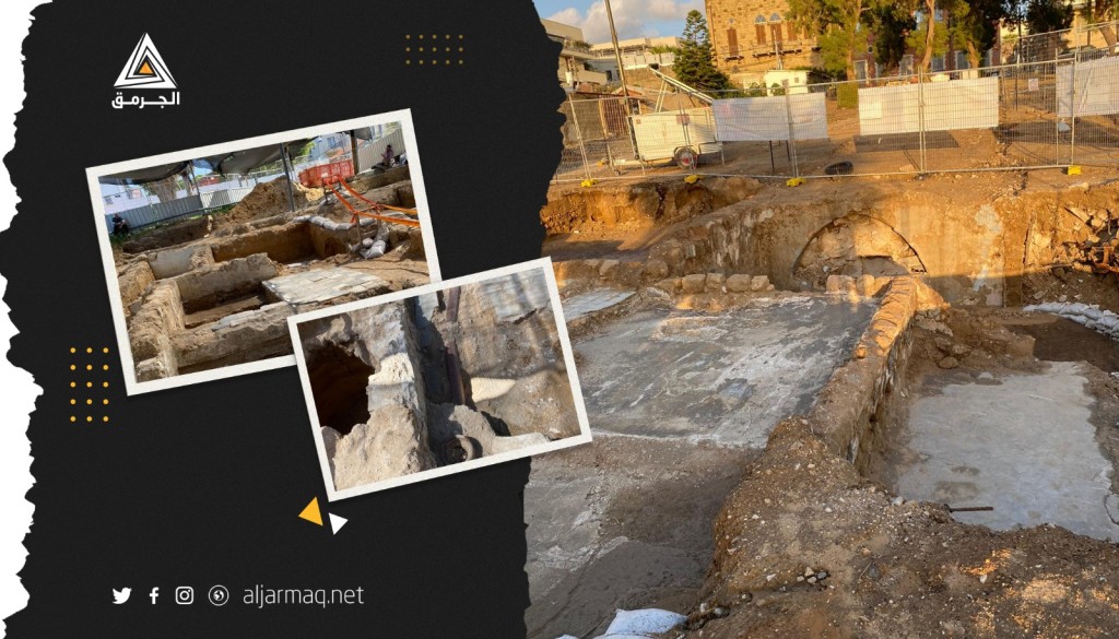 منازل مدفونة تحت العجمي..العثور على آثار بيوت فلسطينية في يافا خلال حفريات لشق شارع