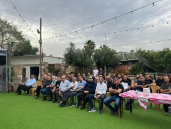 إقامة خيمة اعتصام في الطيبة للاحتجاج على أوامر الإخلاء والإنذارات والغرامات المالية
