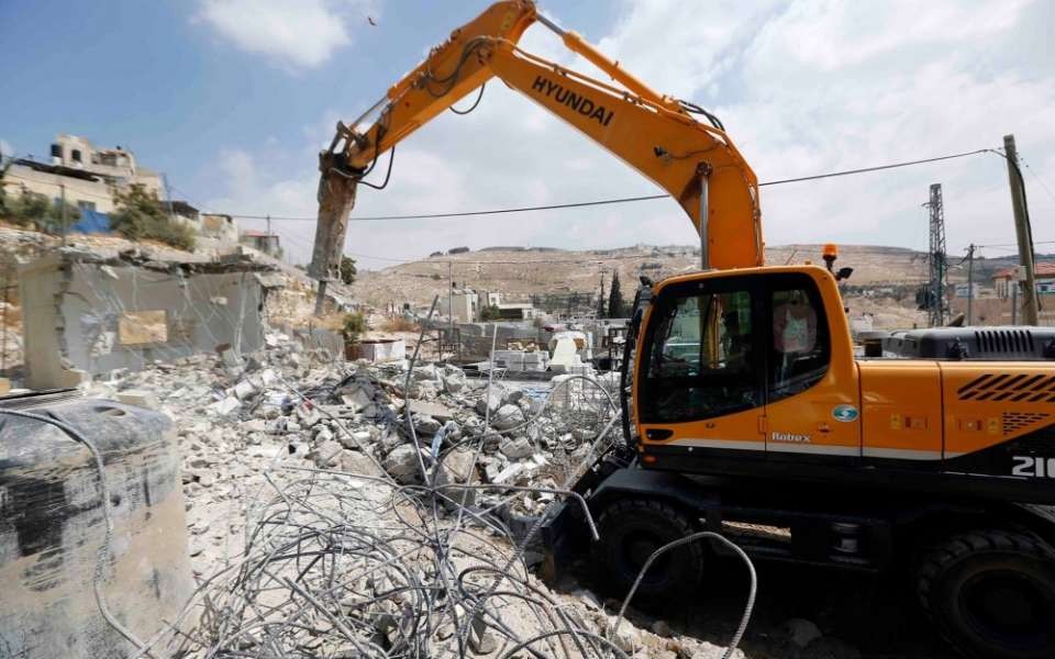 9 حالات هدم نفذتها الجرافات الإسرائيلية في شهر يونيو ومايو بأراضي48